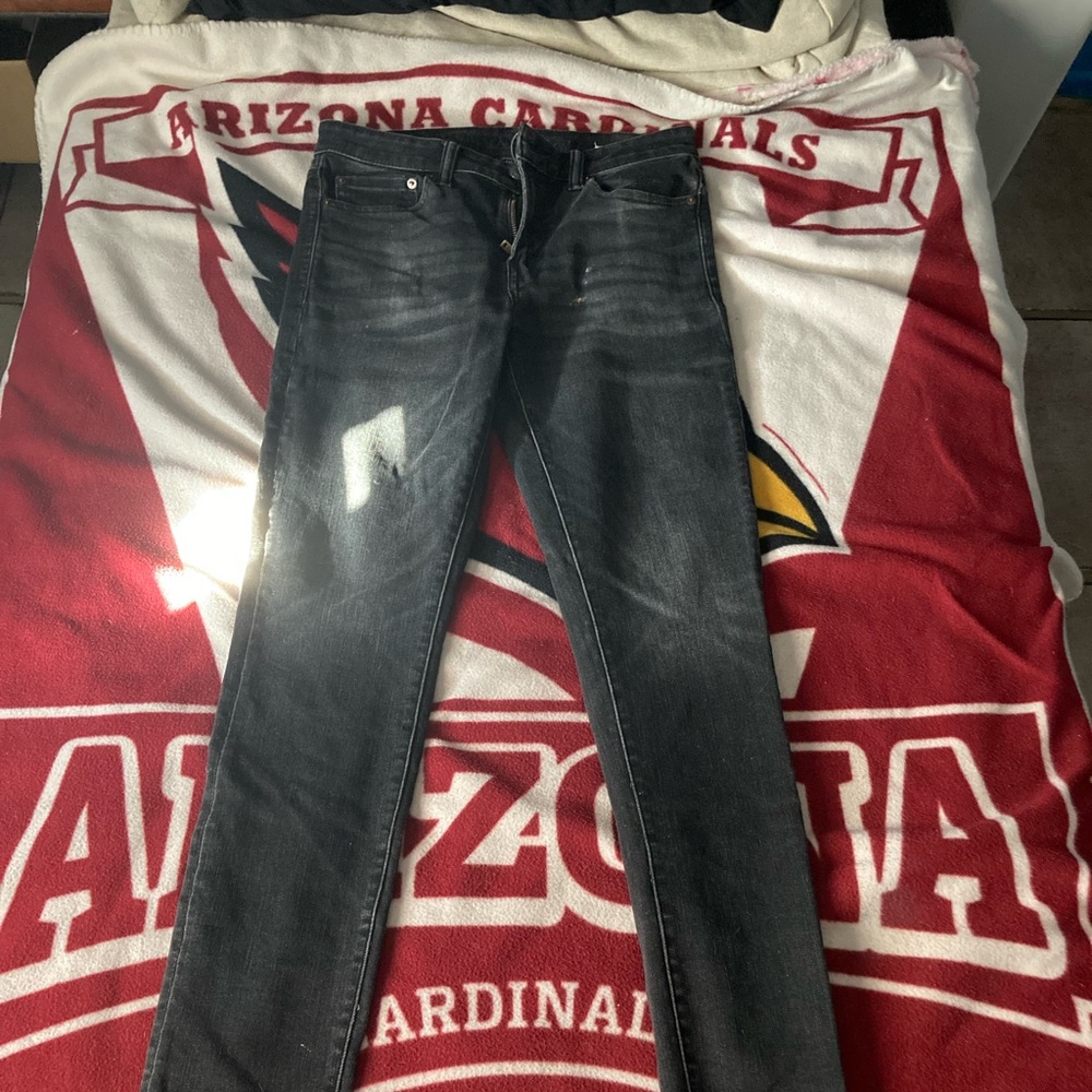 American Eagle Stacked Jeans Black